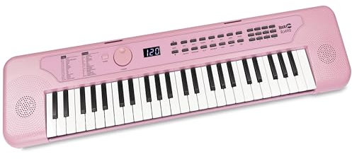 RockJam 49-Tasten-USB-Tastatur, Klavier, Babyrosa