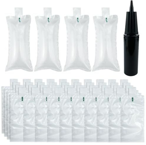 ZJIVQO 50PCS Imballaggio Air Bag Cuscino D'aria Borse con Pompa Cuscino D'aria Gonfiabile Cuscini D'aria Gonfiabili Cuscino D'aria Antiurto Film Blocco Wrap Bag