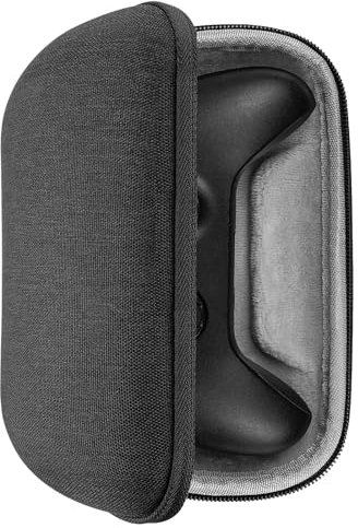 GEEKRIA Controller Travel Case Compatible with Xbox One, Xbox Series X / S, Xbox Wireless, Hard Shell Carrying Bag, Protective Storage with Internal Mesh Pocket for Charging Cable (Grey)