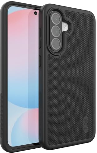 TUDIA DualShield Grip Designed for Samsung Galaxy A56 5G Case (2025), [MergeGrip] Military Grade Dual Layer Shockproof Tough Heavy Duty Protective Phone Case for Galaxy A56 (Matte Black)