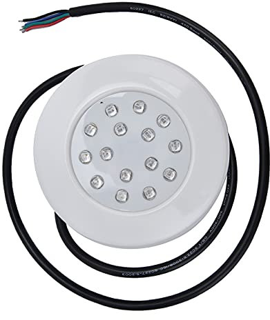 Luci da Stagno Subacquea, Luci Subacquee per Fontane, Luce da Piscina a LED da 7 W IP68 RGB Colo Completo Lampada del Paesaggio Regolabile Colorato per Fontana dello Stagno