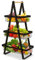 Lunriwis 3 Stöckig Obstkorb, Abnehmbare Obst Etagere, 3 Stöckig Obstkorb Etagere, Metall Obstschale für Brot, Snacks, Gemüse Lagerung Fruits Basket