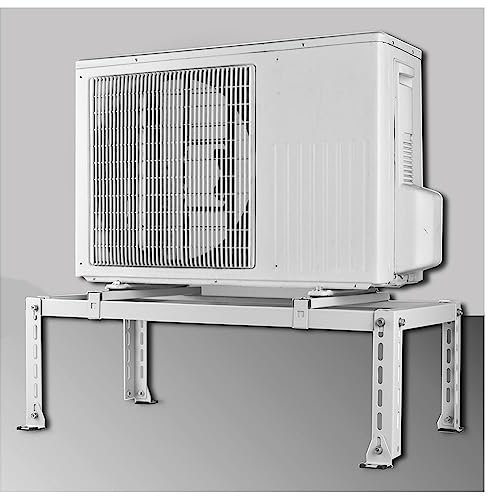 Condenser bracketMini Split Ground Stand Air Conditioning Bracket, Heavy-Duty Condenser Stand, Split Ac Bracket for Ductless Air Conditioners Heat Pump System, Adjustable