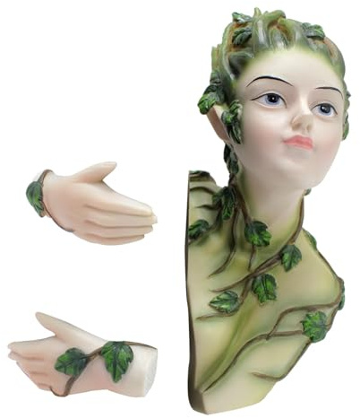 Spryflower Adorno de Patio de Duendes del Bosque para observar árboles, Escultura de abrazador de árbol para Exteriores, decoración de árboles para jardín con Estilo Whimsical, Hecha de Resin