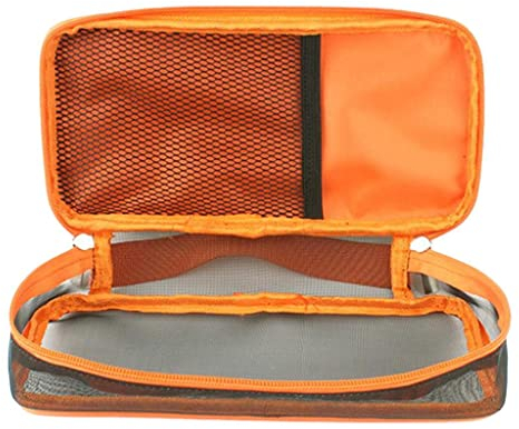 MagiDeal Polyester Besteckbeutel Bestecktaschen Besteck Halter Tragbare, Camping Besteck Organizer Bestecktasche, Aufbewahrungstasche Picknick-Set für Camping Outdoor Picknick Gabel Essstäbchen