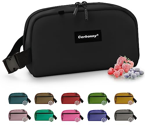 Cerbonny Pequeña bolsa térmica para el almuerzo, para niños y adultos, pequeña bolsa térmica portátil para el trabajo, la escuela, viajes