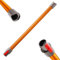 Qygba Ersatzteile Verlängerungsrohr für Dyson V7 V8 V10 V11 V15 Staubsauger, Saugrohr Länge 73 cm, Rohr Ersatz für 969109 (Orange)
