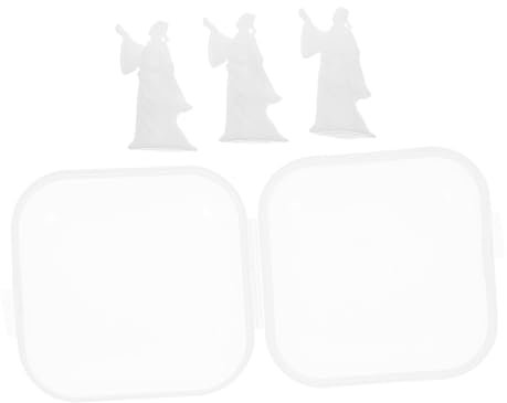 Levemolo 3pièces Figurine De Jardin Miniature Décor Japonais Statue Décorative Pot De Fleur Accessoire De Jardin Figurine Miniature Décorative Décoration Bonsaï