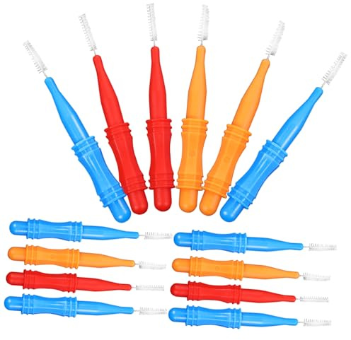 JEWEDECO 50piezas Eliminador De Sarro Cepillo Interdental Compacto Práctico Limpiador