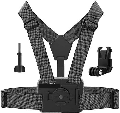 För justerbar bröstrem för väst för bärfäste för GoPro Hero 13 12 11 10 9 8 7 för Osmo 360 för Insta360 för DJI för actionkamera
