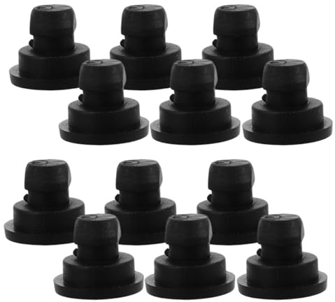 WOFASHPURET Soporte Estable y Protección Cocina 12 Almohadillas de Goma Antideslizantes para Pies de Rejilla y Patas de Olla de Cocción Lenta