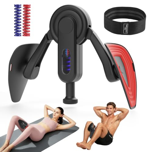 Qingning Appareil de Musculation Premium pour Cuisses et Plancher Pelvien | Hommes et Femmes, Entraîneur pour Cuisses Internes avec Résistance Réglable pour Renforcer les Adducteurs et les Fessiers