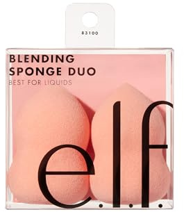 e.l.f. Blending Sponge Duo, Multi-Sided Makeup Sponges For Easy Blending Of Concealer, Foundation, Contour & more, Vegan & Cruelty-Free
