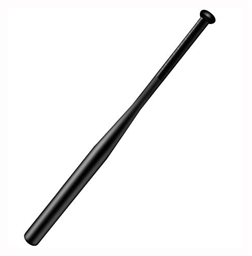 Tuggui Baseball Bat Steel with Carrying Bag (32 in, Black)