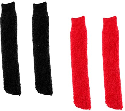 Sharplace 4pcs Anti-dérapant Squash Raquette de Tennis Surgrip Raquette Grip Bande Manchon Wrap