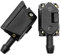 EIAOSI 2Pcs Parabrezza Rondella Jet Universale Nero Auto Braccio Parabrezza Rondella Tergicristallo Getti Ugello Accessori