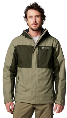 Columbia Men's Tipton Peak III Insulated Jacket, Stone Green/Greenscape, 1X Big