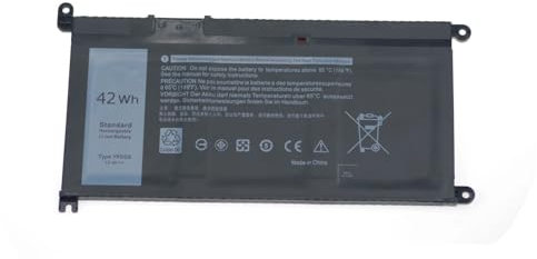 BIUBOTY YRDD6 Battery Compatible with Dell Laptop Battery YRDD6 for Inspiron 5482 5485 7586 3583 5491 5481 5593 5584 3310 3493 3582 3584 3593 3793 5480 5581 5590 5585 5594 5598 3501 Vostro 3491