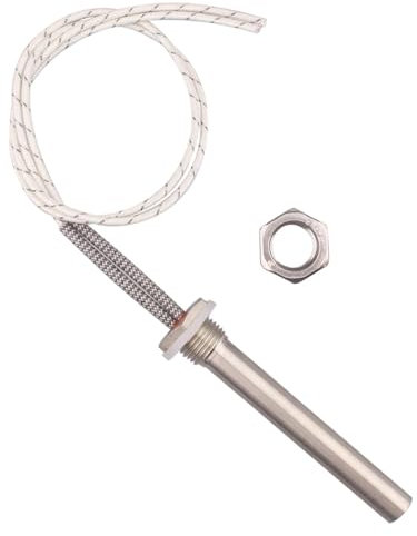 1pc 12v Tubo Riscaldatore A Cartuccia 50w 100w 150w SUS304 Immersione Asta Acqua M16 Resistenza del Filo elemento riscaldante elettrico(100w)