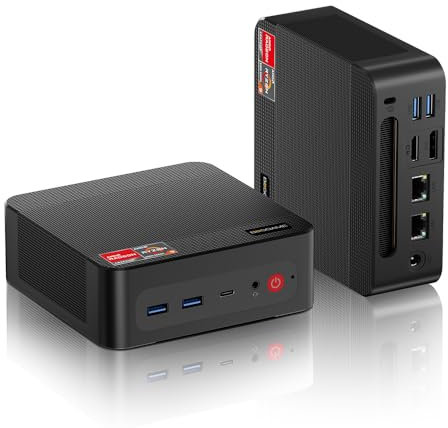 BOSGAME M4 NEO Mini PC Gaming, AMD Ryzen 7 7840HS 8C/16T Mini Computer, 32GB DDR5 1TB PCIe 4.0xSSD Mini PC, Oculink, Dual LAN 2.5G, Wi-Fi 6E, BT 5.2