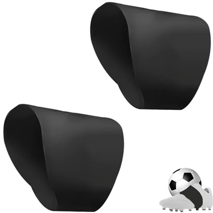 Qneneam 2 Pcs Football Lace Bands, Lace Football Cover Band, Silicone Laces for Boots, Lace Covers, Boot Straps Keeps Laces Tied During, Rugby, Hockey