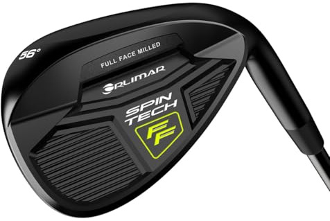 Orlimar Golf Spin Tech Full Face 64 Degree Black Wedge, Men's Left Handed