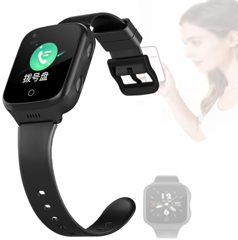 NOOGRRFA Fall Detection Smart Watch For Seniors,Fall Detection,1.4 Screen,Sos Alert,Gps Tracking,With Camera,2-Way Video Call,Heart Rate Monitor,Smart Event Reminder,Long Battery Life