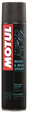 Motul MC Care™ E9 Wash & Wax Spray, detergente secco, 400 ml