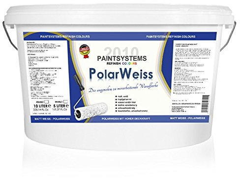 Polarweiss Innenfarbe Wandfarbe Super Weiss 10L