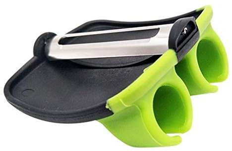 AMZLORD-pelador de frutas y verduras tipo dedo, rallador de cáscara de patata y zanahoria, utensilios de cocina