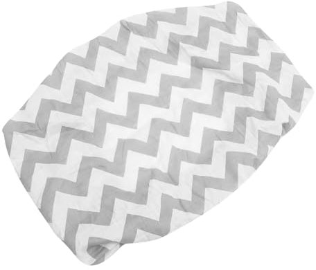 VICASKY Wickelauflagenbezug Waschbarer Abnehmbarer Bezug Für Wickeltisch Atmungsaktive Mit Elegantem Wellenmuster Für Neugeborene Und Kleinkinder