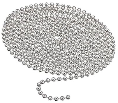 Chaîne de rideau en métal avec perles - Traitements de fenêtre en métal - Accessoires pour rideaux de fenêtre