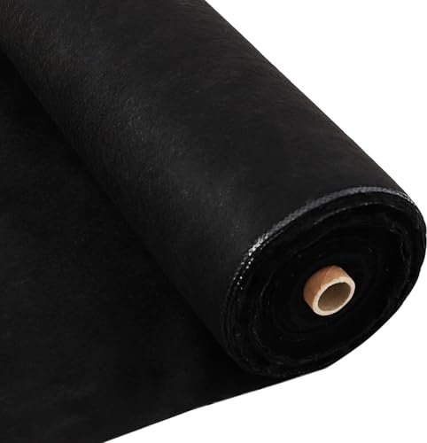 Garvee Tissu Anti-Mauvaises Herbes Jardin/Parterres/Allée - Géotextile Double Couche 5,8oz, UV-résistant Respirant, Anti-Rupture, contrôle Herbes/Conservation humidité