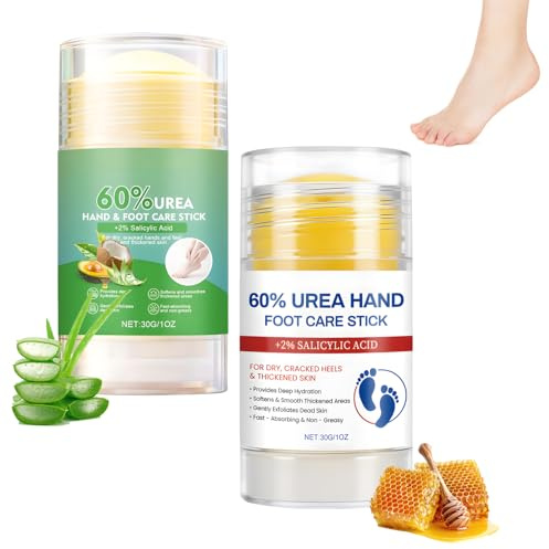 2 Piezas Crema Para Pies Secos Y Agrietados Crema Urea 60 Por Ciento Para Pies Hidrata Repara Profundamente Piel Seca Exfoliando Dejando Piel Suave Tersa Adecuado Con Pie Manos Codos Y Rodillas