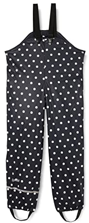 CareTec Rain Overall - PU w/o fleece, Pantaloni Impermeabili Bambine e ragazze, Dark Navy (778), 104