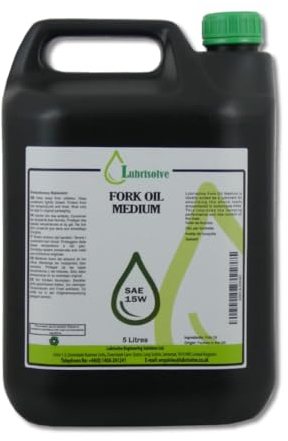 Lubrisolve Fork Oil Medium SAE 15W 5 litres