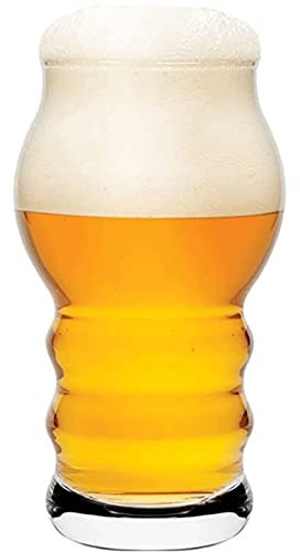 Vasos de Cerveza clásicos de Vidrio sin Plomo de 430ml, Vasos de Cerveza artesanales creativos Personalizados para el hogar, jarras de Cerveza, Tazas de Jugo, Tazas para Beber