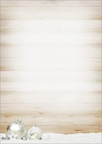 SIGEL DP427 Weihnachts-Briefpapier Cozy Christmas, A4, 100 Blatt, weihnachtliches Motiv, aus nachhaltigem Papier für Weihnachtspost, Angebote, Einladung, Menükarte