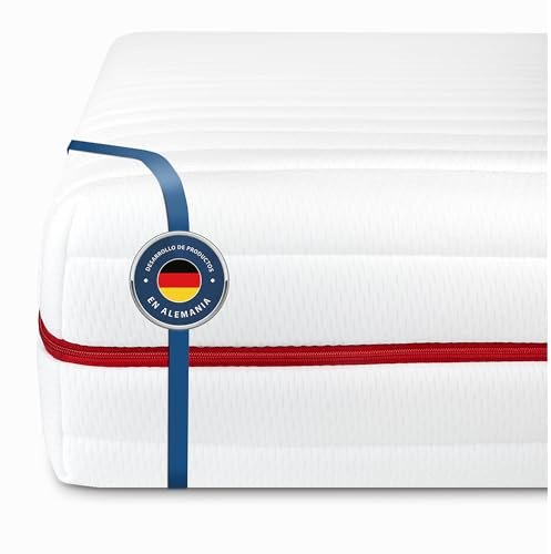 BMM Colchón 150x200 cm Classic 19, firmeza H4 Extra Firme, Colchón de Espuma fría, colchón ergonómico de 7 Zonas, Altura 19 cm.
