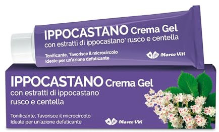 Ippocastano - Crema Gel, 100 ml, Azione Defaticante, per il Benessere delle Gambe Pesanti, con Estratto di Ippocastano, Senza Parabeni