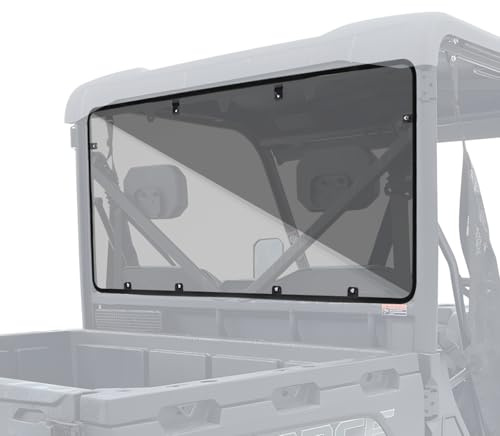 StarknightMT Uforce 600 Rear Windshield- UTV Back Window Compatible With 2021+ CFMOTO UForce 600 Back Windshield Polycarbonate Clear Windscreen 250 Time Stronger Than Glass