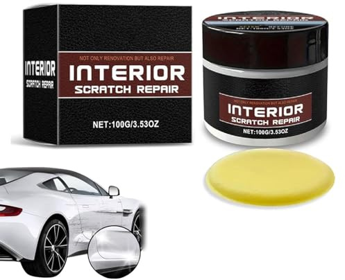 Reparador Arañazos Profundos Coche,Quita Arañazos Coche,Removedor de Cera de Pulido de Automóviles para Vehículos,para Limpieza de Eliminación de Rayones de Pintura,Car Scratch Remover,100g