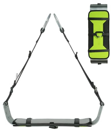 Arnés De Escalada: Cinturón para Trepar Árboles De 50x19x12 Cm, Silla De Montar De Seguridad Cómoda, Equipo De Soporte para Escalada En Roca, Equipo De Montañismo para Acampar para Entrenamiento