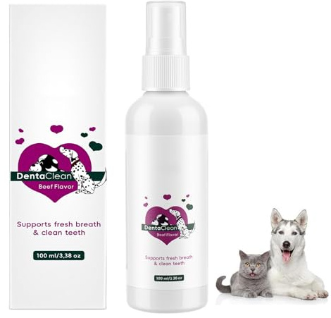 HASAIKA® Dentifricio Spray per Cani e Gatti, Cura Dentale per Animali Domestici Senza spazzolino, rimuove Il tartaro e rinfresca l'alito, per Cuccioli, Gattini, Cani Piccoli e Grandi, Gatti