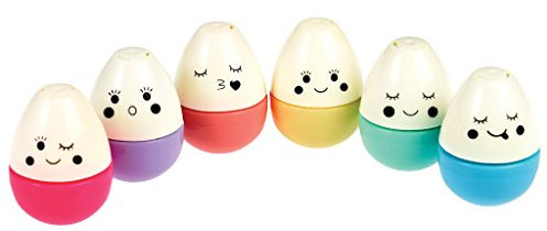 Rex London 27486 Sechs witzige Mini Textmarker in Ei Form