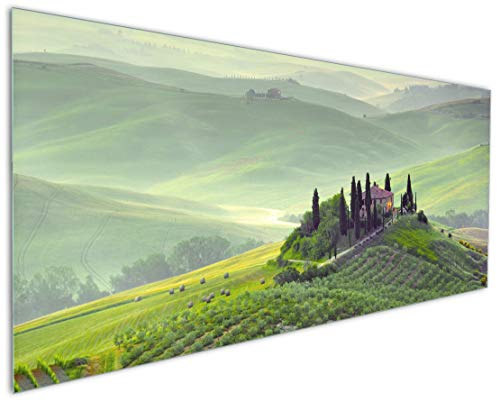 Wallario Küchen-Rückwand | Küchenspiegel Toskana in Italien in Premium-Qualität: Brillante Farben | abwischbar | pflegeleicht