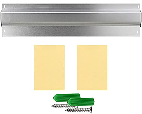 Barra para Notas, Soporte para Notas, Soporte Comandas Pared, Porta Comandas para Cocina, Aleación de Aluminio, Montaje a la Pared, para Colocar Notas, Recetas, Recibos de Restaurantes Bares Oficinas