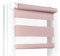 Fenster DEKOR - Rollos für Fenster Bleich-Rosa - Klemmfix Rollo ohne Bohren 150 x 40 cm - Doppelrollo mit einer breiten Auswahl an Größen und Farben - Blickdichte Rollos, einfach zu montieren
