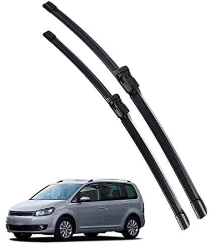 QHYTL Scheibenwischer Für Auto Scheiben Wiper Blades Für Touran 2010-2015 Wischerblatt Vorne Wischblätter Gummi Windshield Wipers 600mm+450mm fit Schieberegler,Front Window Wiper 2pcs