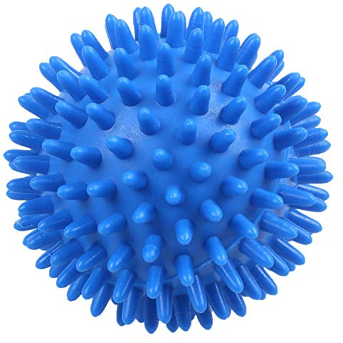 1pc palla da massaggio per piedi di palma braccio collo posteriore blu 8CM